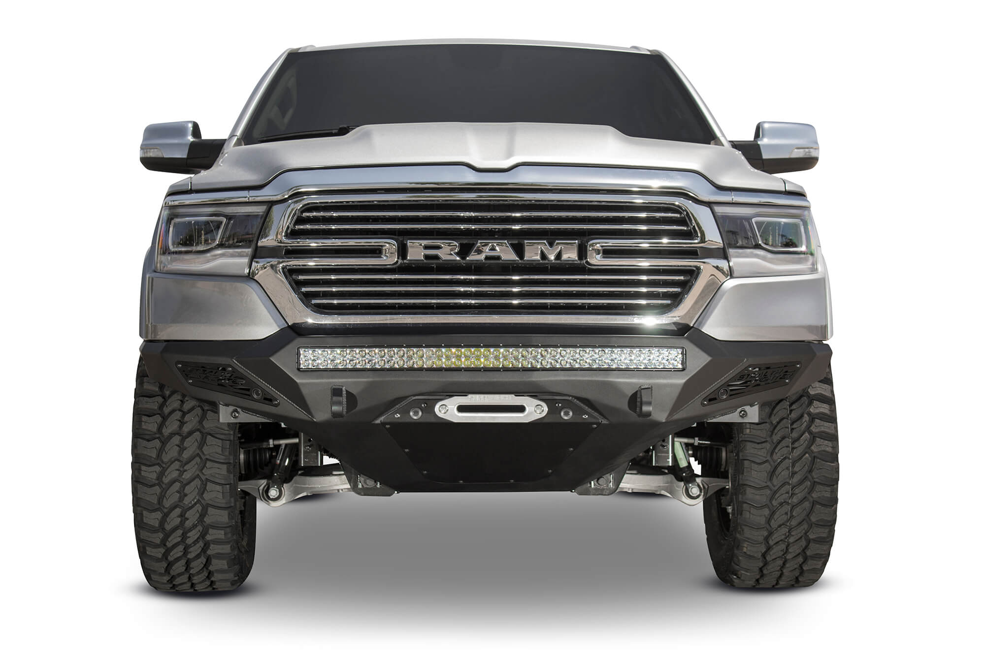 Addictive Desert Designs 19 Ram 1500 Stealth Fighter Front Bumper w/ Winch Mount & Sensor Cut Outs