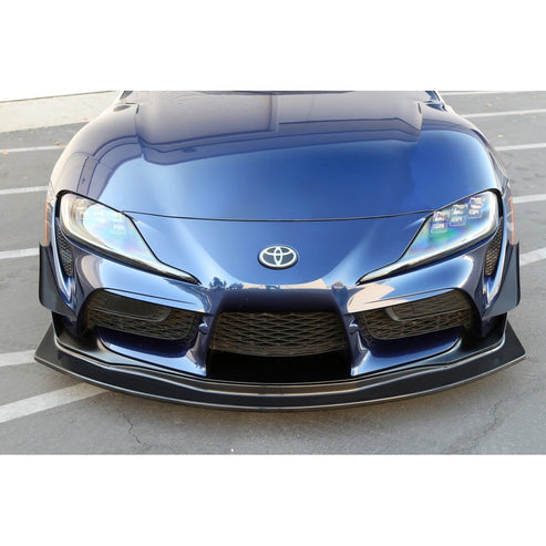 CARBON FIBER Front Bumper Canards Toyota Supra 2020-up