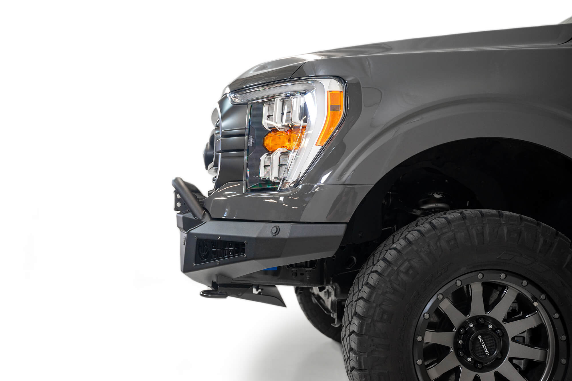 Addictive Desert Designs 2021 Ford F-150 HoneyBadger Front Bumper w/ Top Hoop