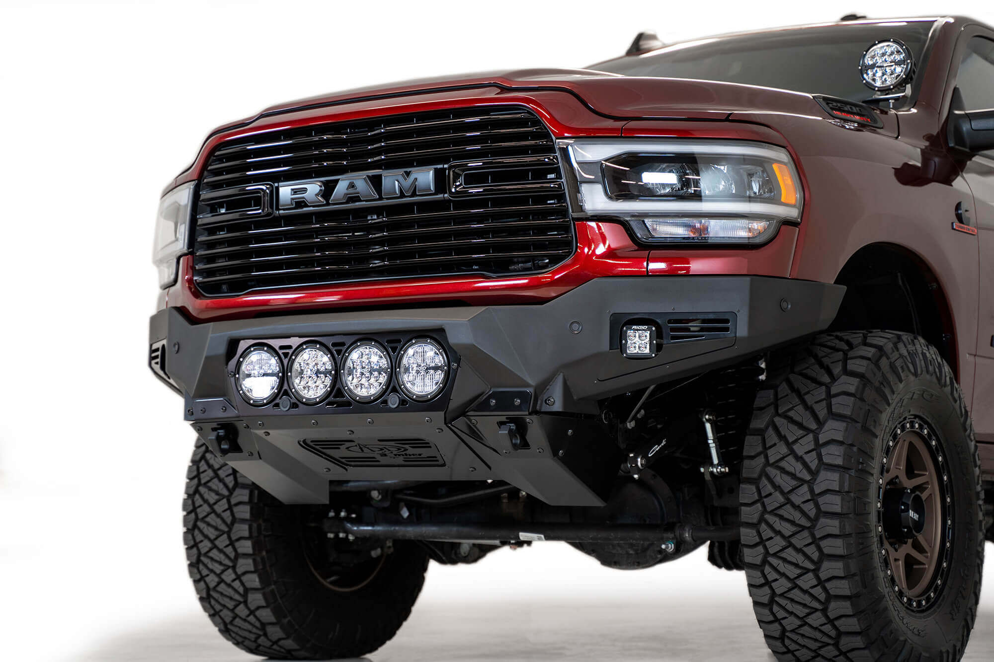 Addictive Desert Designs 19-21 Ram 2500/3500 Bomber Front Bumper (Rigid)