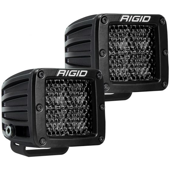 Rigid Industries D Series PRO Midnight Edition - Spot - Diffused - Pair