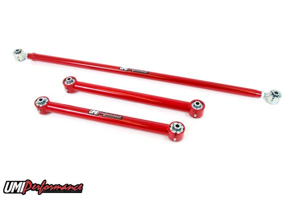 UMI Performance 82-02 F-Body Non Adj. Lower Control Arms Panhard Bar w/ Roto-Joints