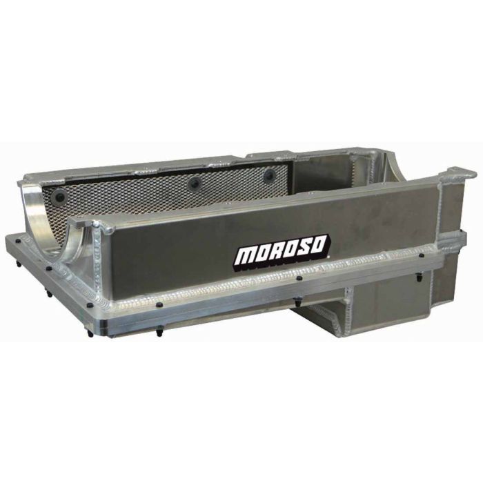 Moroso Chevrolet Big Block Mark IV (w/Double Power Kick Outs) Wet Sump 6-7qt 8in Aluminum Oil Pan