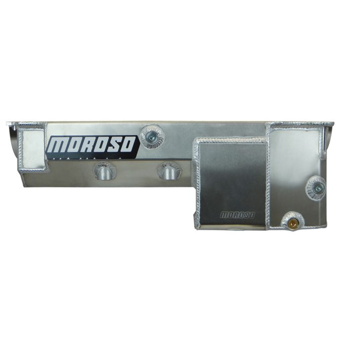 Moroso Chevrolet Big Block Mark IV (w/Double Power Kick Outs) Wet Sump 6-7qt 8in Aluminum Oil Pan