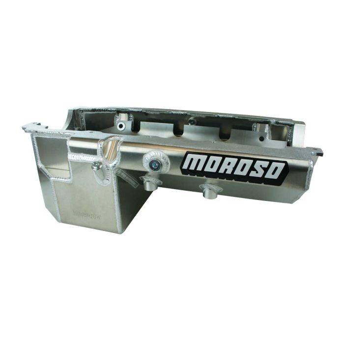 Moroso Chevrolet Big Block Mark IV (w/Double Power Kick Outs) Wet Sump 6-7qt 8in Aluminum Oil Pan