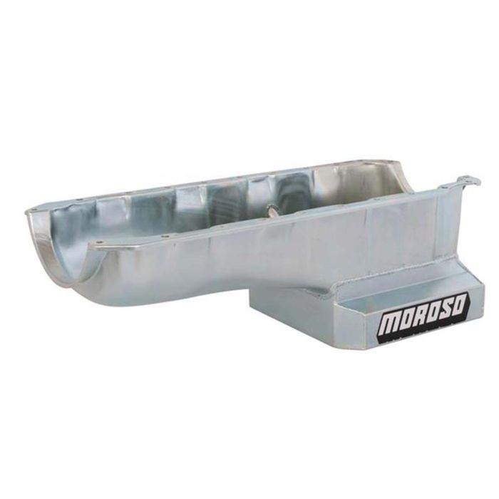 Moroso Chevrolet Big Block Mark IV Kicked Out Wet Sump 6qt 8in Steel Oil Pan