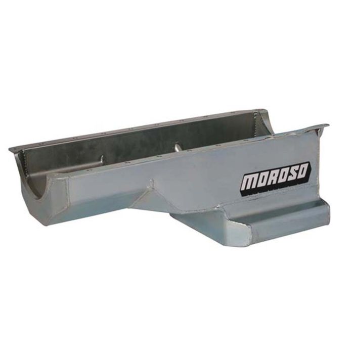 Moroso Chevrolet Big Block Gen 5/6/GM A Body Kicked Out Wet Sump 6qt 8in Steel Oil Pan