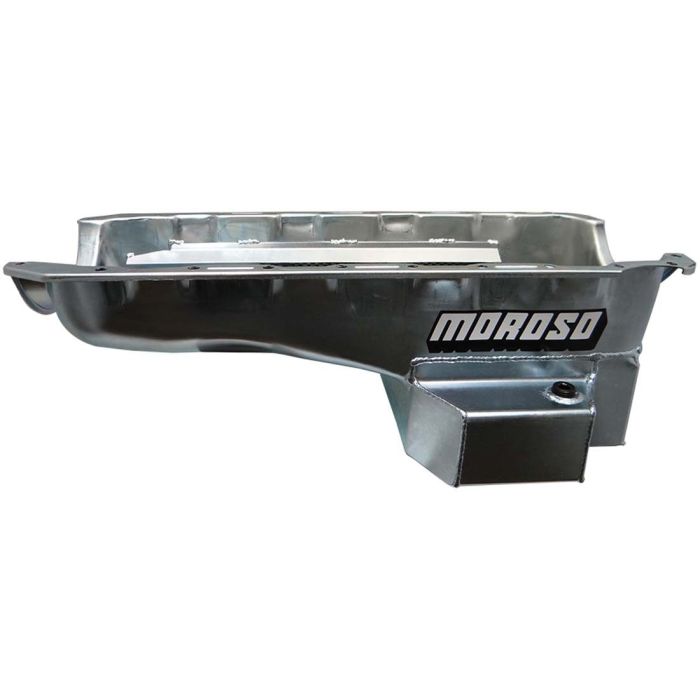 Moroso Chevrolet Big Block Mark IV/GM A Body Road Race Baffled Wet Sump 6.5qt 8in Steel Oil Pan