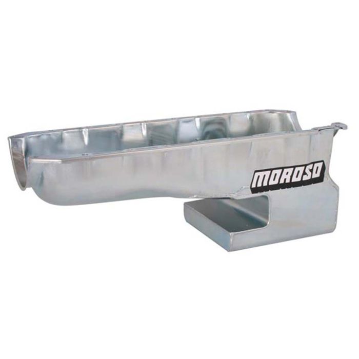 Moroso Chevrolet Big Block Mark IV/Chevrolet II Notched Rear Wet Sump 7qt 9in Steel Oil Pan