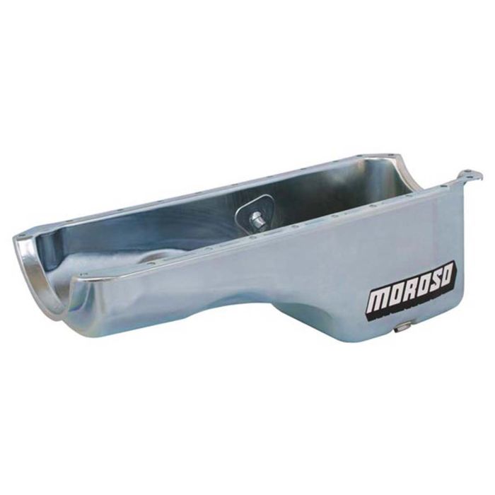 Moroso Chevrolet Big Block Mark IV Stock (2/4 Bolt Main Blocks) Wet Sump 5qt 7.75in Steel Oil Pan