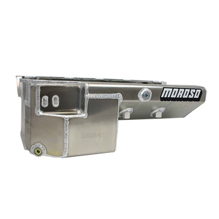 Moroso Chevrolet Big Block Mark IV (w/-16An External Pick Up) Wet Sump 6-7qt 8in Aluminum Oil Pan