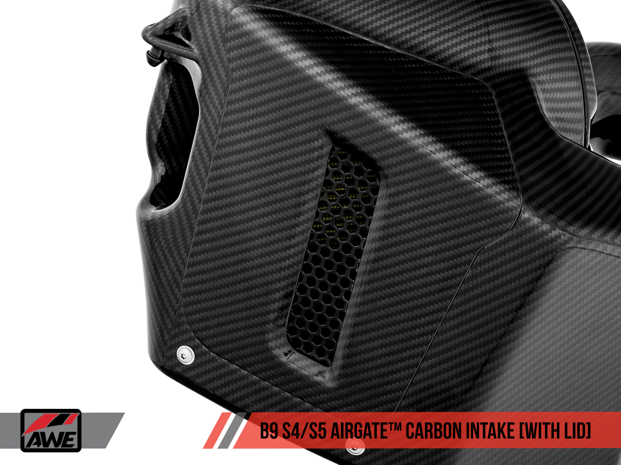 AWE AirGate™ Carbon Fiber Intake For Audi B9 S4 / S5 / RS5 3.0T - With Lid