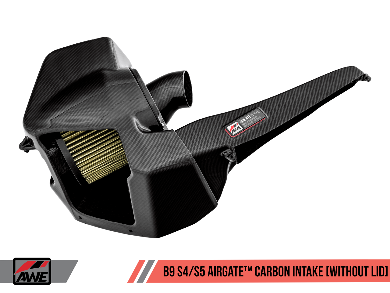 AWE AirGate™ Carbon Fiber Intake For Audi B9 S4 / S5 / RS5 3.0T - With Lid