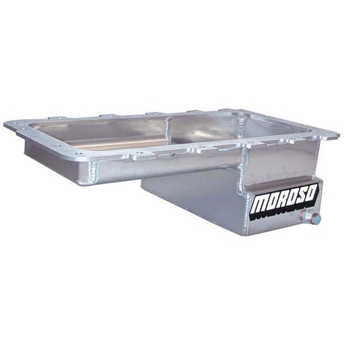 Moroso Ford 5.4 Lightning (w/Rear Sump) Drag Race Baffled Wet Sump 7qt 6.5in Aluminum Oil Pan