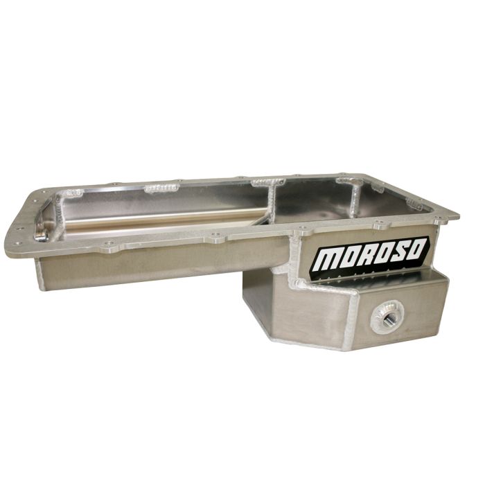 Moroso Ford 5.0 Coyote (w/Rear Sump) Drag Race Baffled Wet Sump 9qt Aluminum Oil Pan