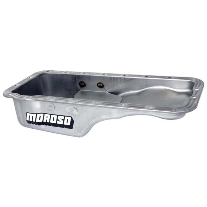 Moroso Ford 352-428 FE Stock (w/Front Sump) Wet Sump 5qt 5in Steel Oil Pan