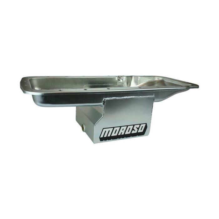 Moroso Mopar 361-440 (w/Center Sump) Deep Wet Sump 7qt 7in Steel Oil Pan