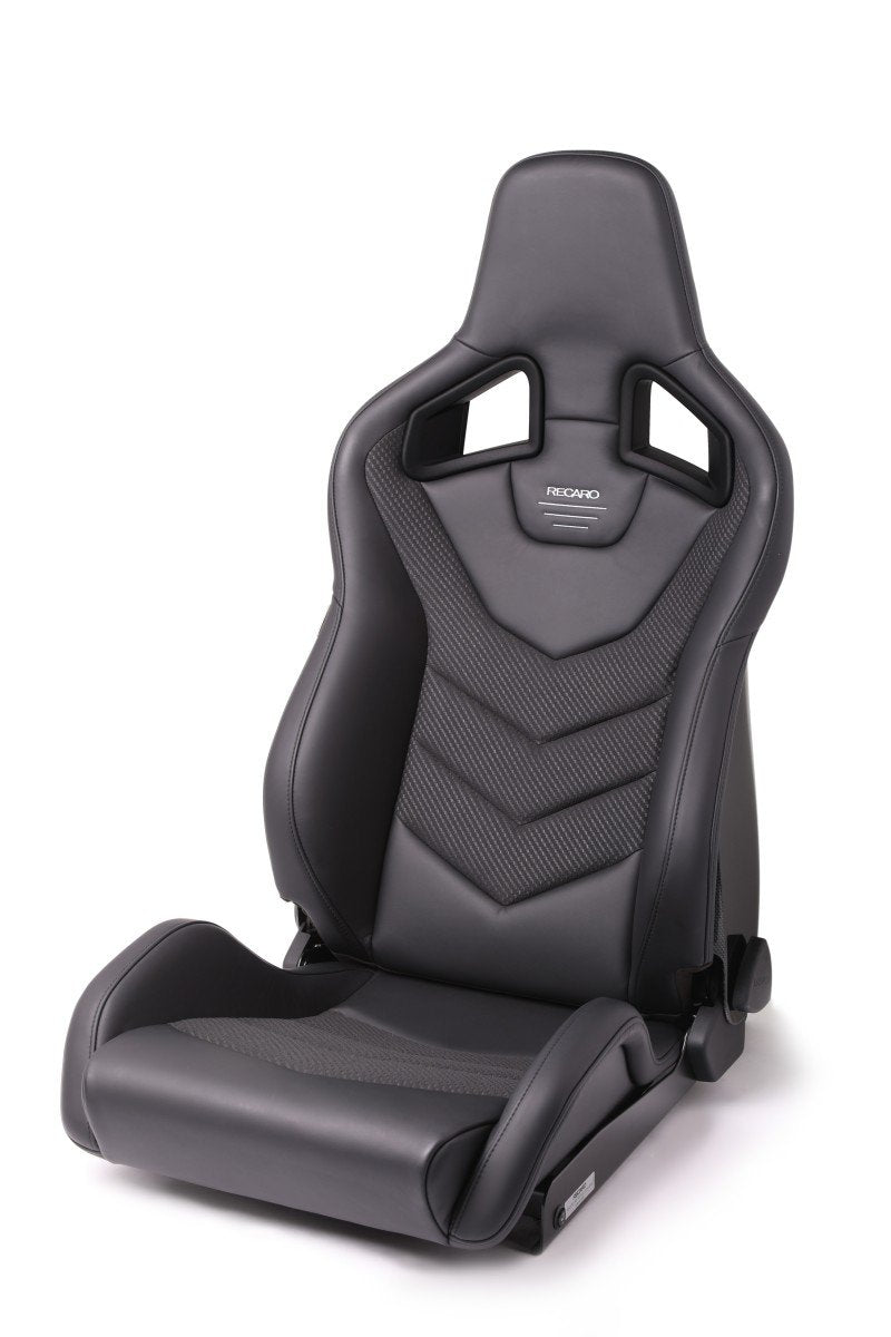 RECARO SEAT SPORTSTER GT DRIVER LEATHER BLACK/CARBON