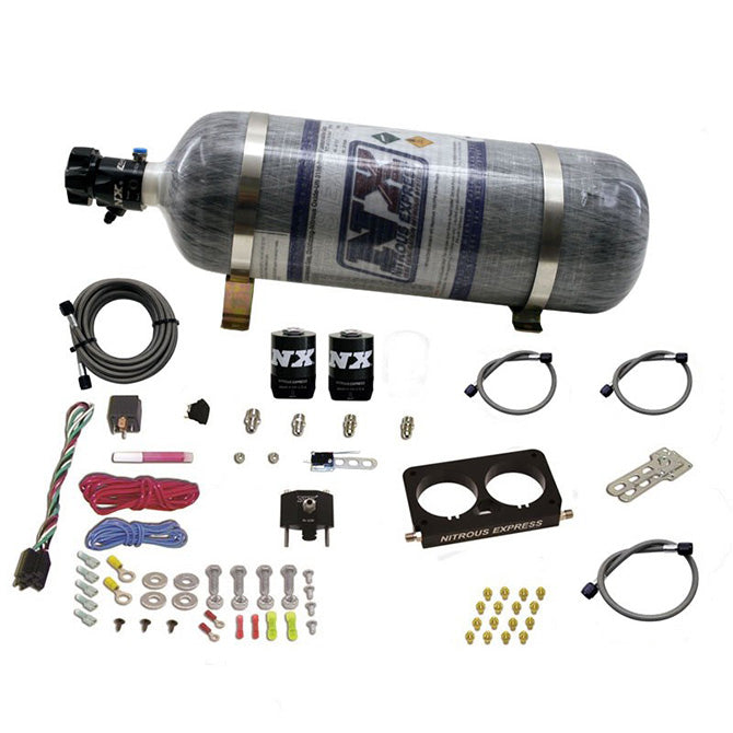 Nitrous Express 96-04 Ford Mustang Cobra 4 Valve (Stock TB) Nitrous Kit (50-300HP) w/Comp Bottle