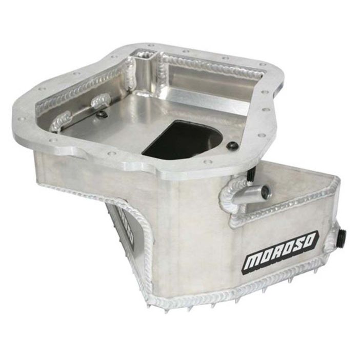 Moroso Subaru EJ20/EJ22/EJ25 Road Race Baffled Wet Sump 5qt .125in Thick Aluminum Oil Pan