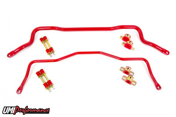 UMI Performance 93-02 GM F-Body Front and Rear Sway Bar Kit Tubular