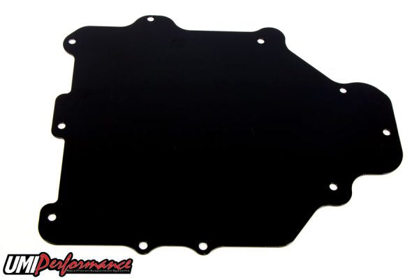 UMI Performance 93-02 GM F-Body HVAC Delete Panel Aluminum Black