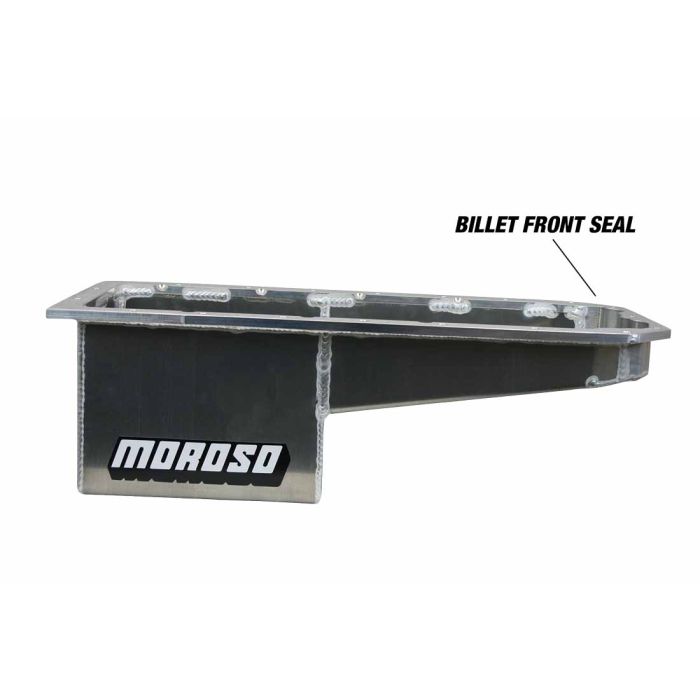 Moroso Hemi Gen 3 (w/Dragpack K-Members) Drag Race Baffled Wet Sump 10qt 7.5in Aluminum Oil Pan