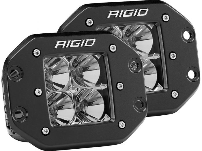 Rigid Industries Dually - Flush Mount - Flood - Set of 2