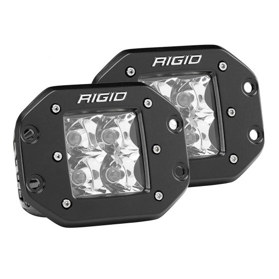 Rigid Industries Dually - Flush Mount - Spot - Set of 2