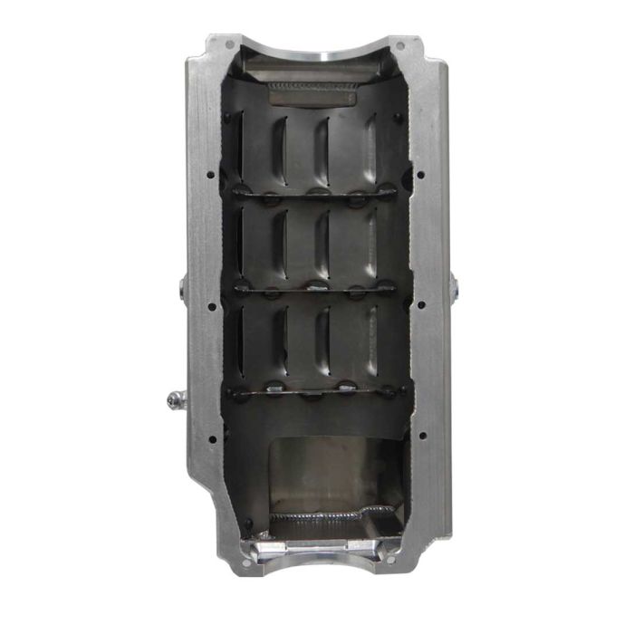 Moroso Pre-85 Chevrolet Small Block/Dart (w/Double Power Kick Outs) Wet Sump 8qt 8.25in Alum Oil Pan