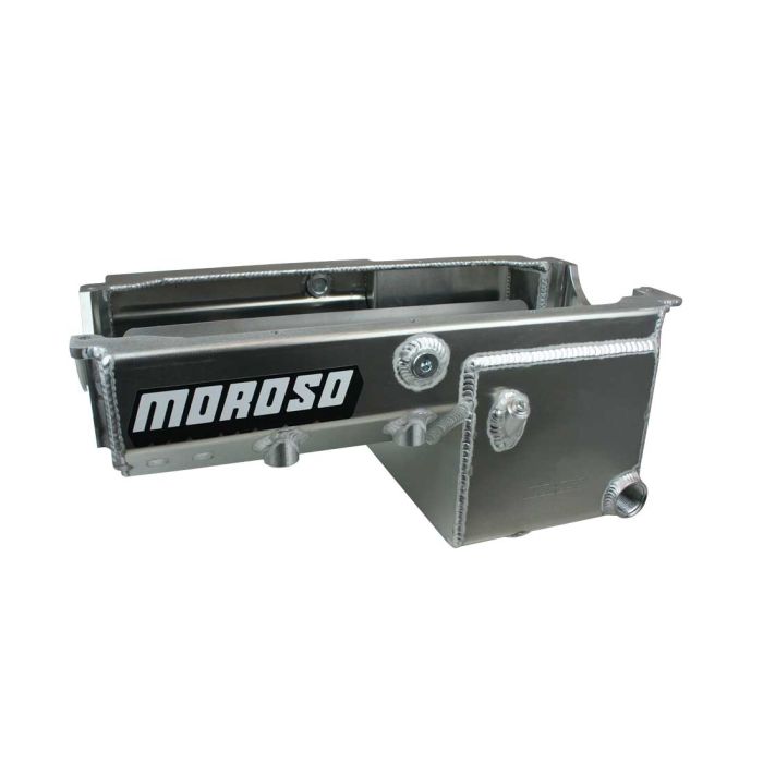 Moroso Dart/Rocket Small Block (w/-16An External Pick Up) Wet Sump 8qt 8.5in Alum Oil Pan