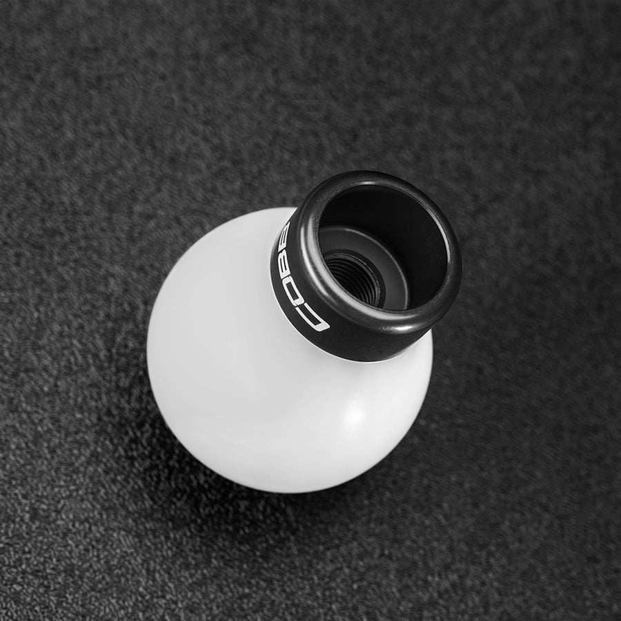 Subaru 6-Speed COBB Knob - White Knob w/ Stealth Black - 0