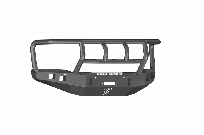 Road Armor 14-15 GMC 1500 Stealth Front Winch Bumper w/Titan II Guard - Tex Blk