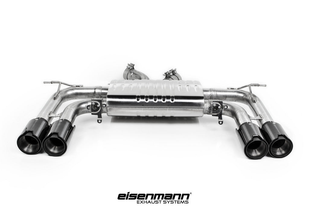 Eisenmann F85 X5M / F86 X6M Performance Exhaust + 4x90mm Carbon Tip Set - Sport