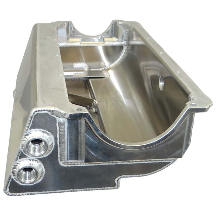 Moroso Donovan H/C 410 Small Block (w/Two Pick Ups) Sprint Car Dry Sump 6.5in Aluminum Oil Pan