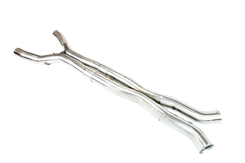 3" SS COMPETITION ONLY X-PIPE. 2014-2019 CORVETTE. CONNECTS TO OEM.