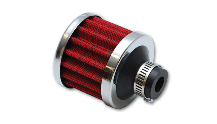 Crankcase Breather Filter w/ Chrome Cap - 1.25" (32mm) Inlet I.D.