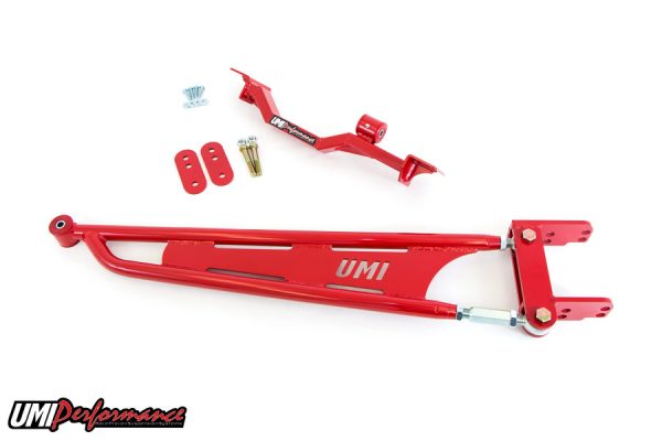 UMI Performance 93-02 GM F-Body Tunnel Mounted Trq. Arm- LT Headers- No Loop - Red