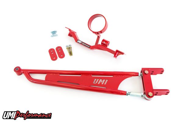 UMI Performance 93-02 GM F-Body Tunnel Mounted Trq. Arm- LT Headers w/ Loop - Red