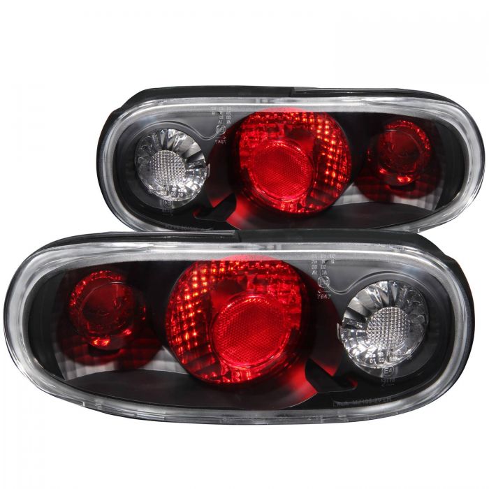 ANZO 1990-1997 Mazda Miata Taillights Black