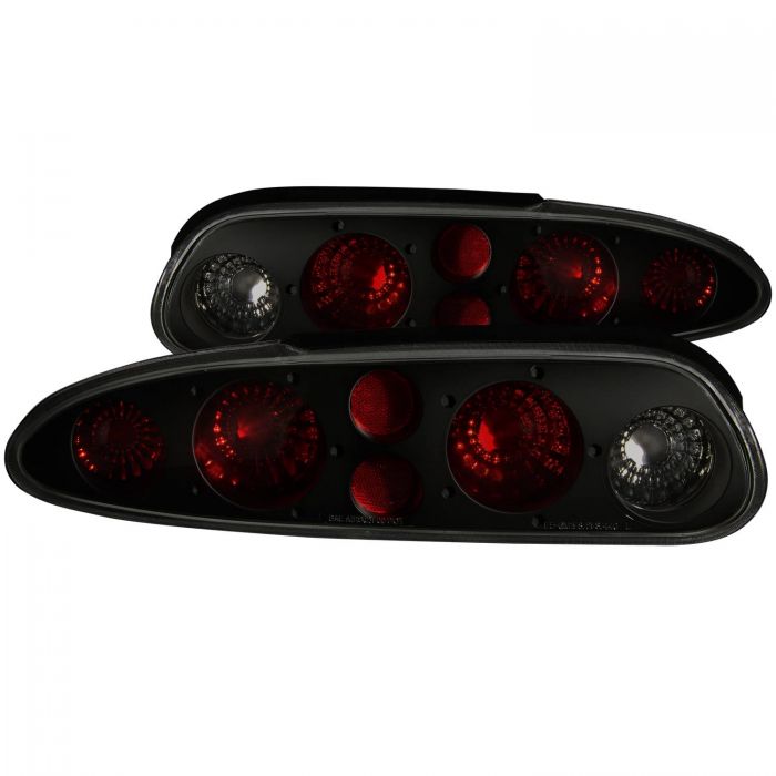 ANZO 1993-2002 Chevrolet Camaro Taillights Dark Smoke