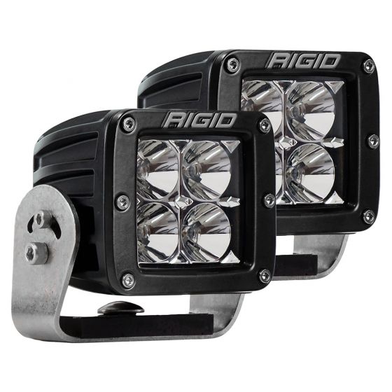 Rigid Industries Dually HD Black- Flood - Set of 2