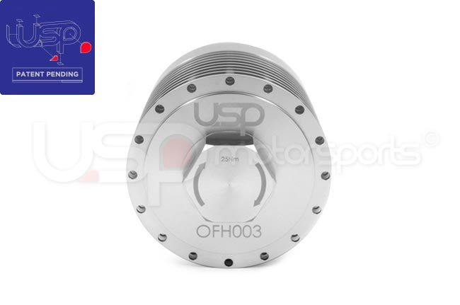 USP COOL FLOW ALUMINUM OIL FILTER HOUSING FOR 3.0T - 0