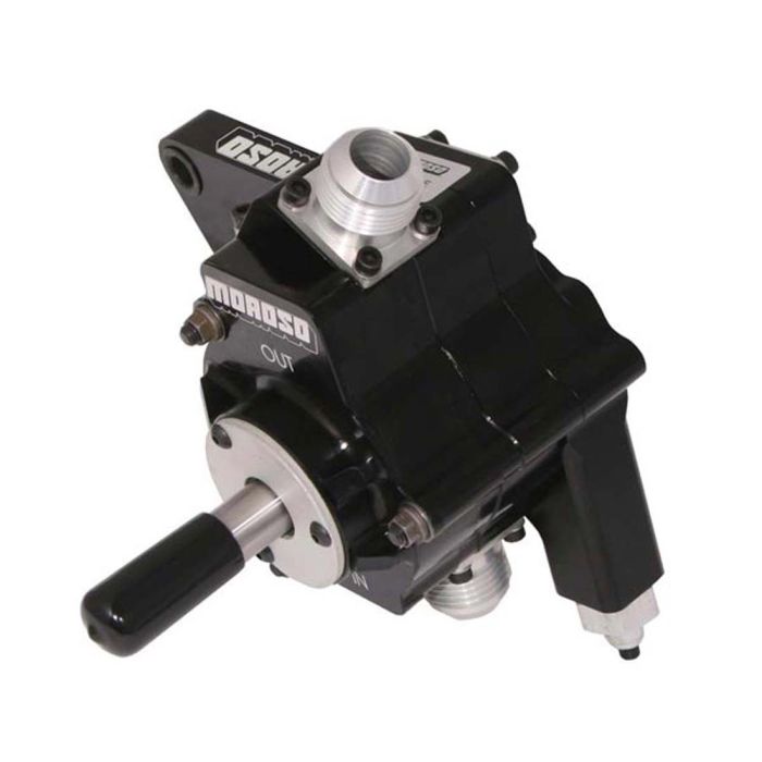 Moroso Black Series Single Stage External Oil Pump - Left Side - 1.100in Pressure