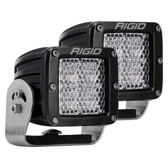 Rigid Industries Dually HD Black- 60 Deg. Lens - Set of 2