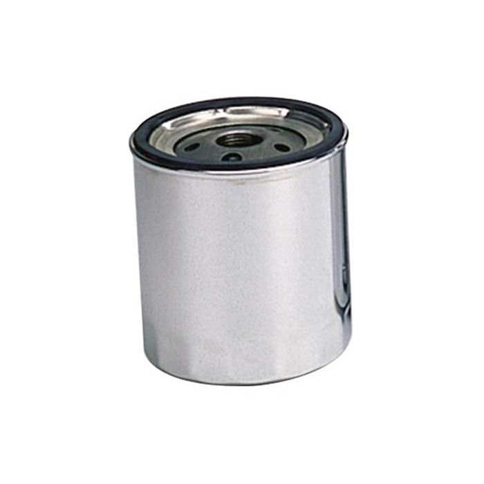 Moroso Chevrolet 13/16in Thread 4-9/32in Tall Oil Filter - Chrome