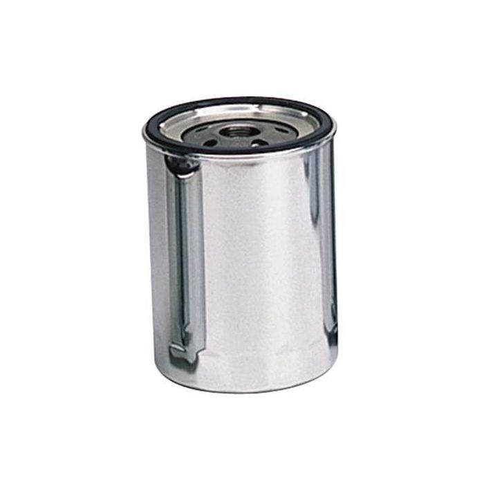 Moroso Chevrolet 13/16in Thread 5-1/4in Tall Oil Filter - Chrome