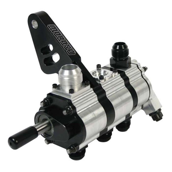 Moroso T3 Series Dragster 3 Stage Dry Sump Oil Pump - Tri-Lobe - Left Side - 1.200 Pressure