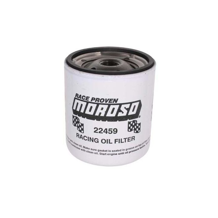 Moroso Chevrolet 13/16in Thread 4-9/32in Tall Oil Filter - Racing