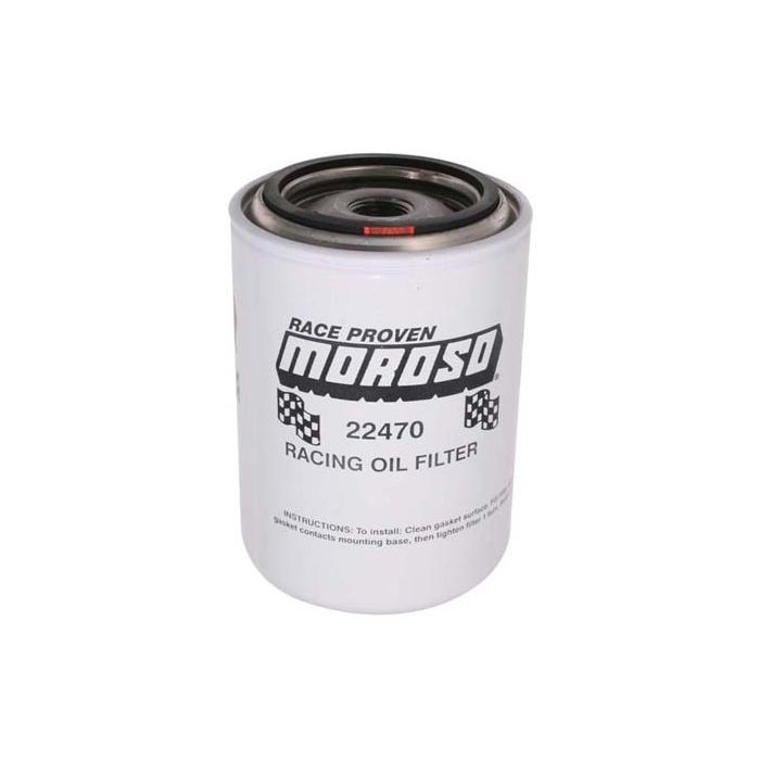 Moroso Ford/Mopar/Import 3/4in Thread 5-1/4in Tall Oil Filter - Racing